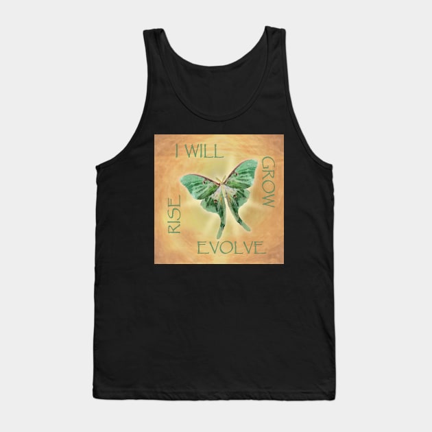 Luna Moth Affirmations Tee Tank Top by DISmithArt